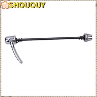 SHOUOUY 2PCS Quick Release Rear Wheel Skewer, Silver Rear Wheel Bike Trainer Quick Release Skewer, E