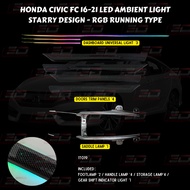 HONDA CIVIC FC 16 17 18 19 20 21 SPECIALIAST AMBIENT LIGHT - STARRY DESIGN - CAR AMBIENT LIGHT LED I