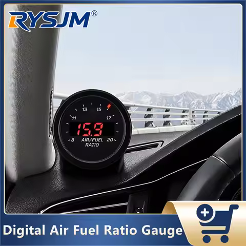 Car AFR Wideband Gauge Kit O2 Air Fuel Ratio Meter O2 Oxygen Sensor For Lambda Air-fuel Ratio Indica