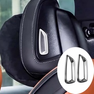 Car Seat Headrest Adjustment Button Cover Trim Sticker Fit For Mercedes Benz C GLC W206 X254 EQE 350