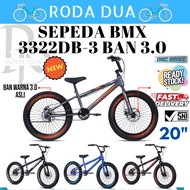 20" BMX BIKE DISC BRAKE DISC BREAK MAXIMUS 3322DB-3 - KIDS BMX BIKE - LARGE TIRES 3.0