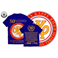 2023 New Akp Frat Shirt 50th Anniversary AKP Alpha Kappa Rho Akrho Fratshirt Golden TRIBAL AKP Alpha