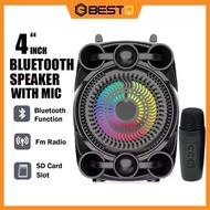 Karaoke Bluetooth Speaker Portable Wireless Speaker Mini Karaoke