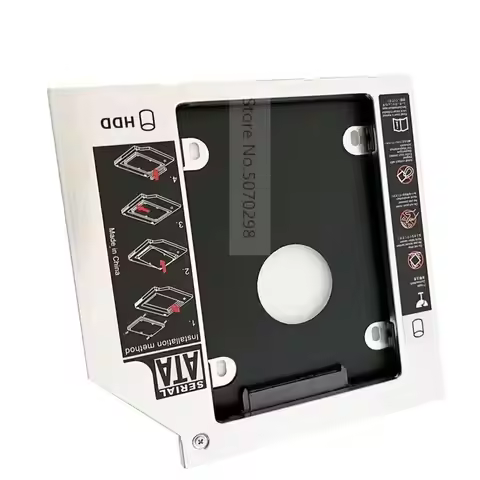 9.5mm 2nd Hard Drive Optical bay Caddy Frame for Toshiba A50-C P70-B P55 P55t P50T S70T-B c55-a5309