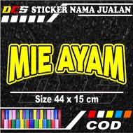 CUTTING STICKER WRITING CHICKENmie STICKER STICK FOR SALES NAME ON WHEEL CART