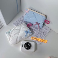 ccd Camera Bag Anti-fall Clip Cotton Small Digital Card Camera Storage Bag Cosmetic Bag ccd Storage 