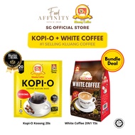 [Starter Deal] Kluang Coffee Kopi-O + Kluang Mountain White Coffee 2IN1/3IN1 - by Food Affinity