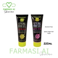 Episode New York Hair Styling Gel 220ml (Strong Hold/Super Hard) (Exp date in the description)