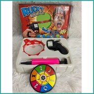 ↑ ◫ ☬ FG Russian Roulette Model Balloon Gun Pistol Bang Party Game Fun Tricky Toy Gift