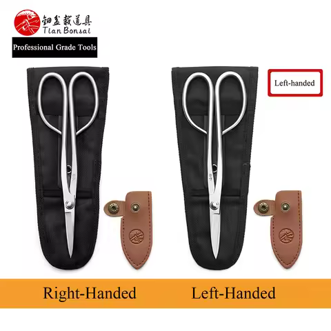 Material upgrade professional grade 210 mm long handle scissors 5Cr15MoV Alloy Steel bonsai tools fr