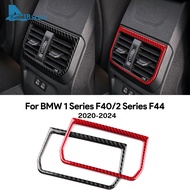 AIRSPEED Carbon Fiber For BMW 1 Series 2 Series F40 F44 Car Rear Air Vent Outlet Cover Trim Interior