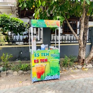 PAKET USAHA ES TEH HIJAU DENGAN BOOTH PORTABLE | PAKET USAHA MINUMAN ES TEH JUMBO KEKINIAN | PAKET U