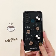 Mini เคสโทรศัพท์มือถือนิ่ม กันกระแทก ลายการ์ตูนหมีกาแฟนูน สำหรับรุ่นiPhone 7/8-15promax oppo Reno4/5/6z/7z/8z 8T Reno10 5g A18 A38 A16 A17 A15 A78 A98 A77S A57  vivo y17s Y21 Y20 Y17 Y36 Y27