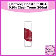 [Isntree] Chestnut BHA 0.9% Clear Toner 200ml / Korean Toner / BHA Exfoliation / 100% Genuine by cec