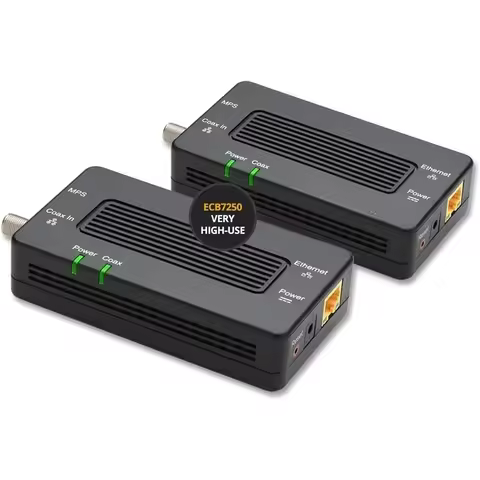 Home Audio Accessories/Bonded MoCA 2.5 Network Adapter for Highest Speed Internet, Ethernet Over Coa