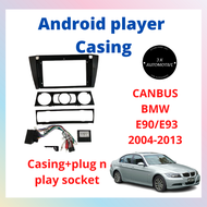 Android Player Casing 9" CANBUS BMW E90/E93 2004-2013 with Plug and Play Socket