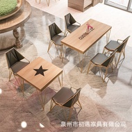 Milk Tea Shop Cafe Bar Meeting Fast Food Furniture Restaurant Snack Bar Table Dining Shop Bar Table 