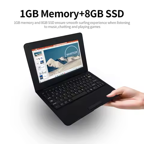 10.1inch Netbook Lightweight Portable Laptop ACTIONS S500 1.5GHz ARM Cortex-A9/Android 5.1/1G+8G/102