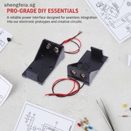 [SHM] 5/10PCS 9V Battery Clip Holder 9V Battery Case 9V Battery Box With Wire Leads DIY Accessories 