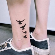 XY8R ins Wind Bird Silhouette Tattoo Sticker Waterproof Long-Lasting Clavicle Style Free meaning