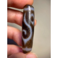 Tibetan dzi 4 eyes dharma lucky speaker feng shui stone