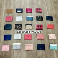 Cardholder Wallet card Kate Spade Many Styles I Checked Samples || Commitment Made In Vietnam Genuine