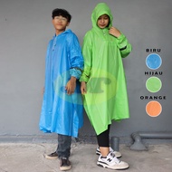 Jas Hujan Ponco Lengan Color Raincoat Mantel Hujan Raincoat Pria Wanita Dewasa Murah Paling Bagus Di