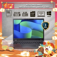 Acer TravelMate TMP214-55-G2-544V Laptop (C5-120U 5.0GHz,512GB SSD,8GB D5,NV RTX3050 6GB,14" WUXGA,W