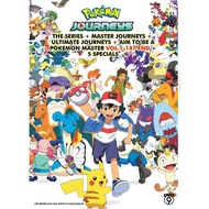 DVD Pokemon Journeys + Master + Ultimate Complete TV Series ( Vol.1-147End + 5Specials ) 宠物小精灵
