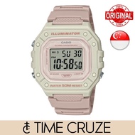 [Time Cruze] Casio W-218H Sports Pink Resin Band Digital Women Watch W-218HC-4A2 W218HC-4A2 W-218HC-
