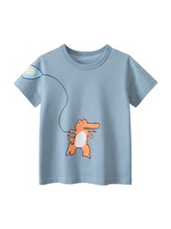 27Kids Choice Trendy childrens short sleeved t-shirt Baby boy cartoon clothes summer half sleeved ch