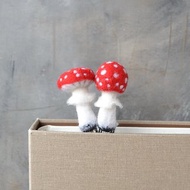 飛木耳蘑菇 3d 書籤定制鵝膏菌蘑菇可愛的讀者禮物