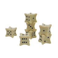Chessex Dice Ivory/black 18mm D6 Dice Set (1 Piece)