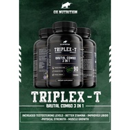Ox Nutrition Triplex-T Brutal 3 in 1 COMBO -90 Caps 1100MG 100% Natural Tribulus