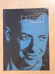 Britten - On this Island, Op.11 (high voice) vocal score