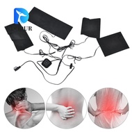 DOOUR USB Electric Heated Jacket, 3 Gear Levels 5V 2A Heating Pad, Durable Foldable 4 in1 Washable U