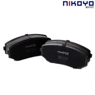 NIKOYO BRAKE ผ้าเบรคหน้า Mitstubish Triton 2WD 4WD รับประกันสินค้า3เดือน จัดส่งฟรี #N5101 #N5106