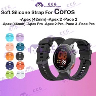Coros Watch Soft Silicone Replacement Color Strap 20mm 22mm Coros Strap Pace 2 3 Pro Pace2 Pace3 Ape