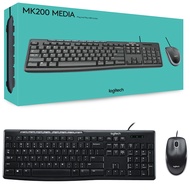 Logitech MK200 Combo Set KEYBOARD & MOUSE / รับประกัน 1 ปี