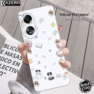 Softcase Latest OPPO A58 4Ghp - Cartoon Fashion Case - OPPO A58 4G Case - Pro Camera Silicone - OPPO