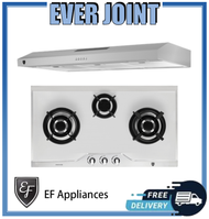 EF EFH 3971 TN VSB [86cm] Gas Hob + EFCH 9103T SS [90cm] Cooker Hood Bundle Deal!