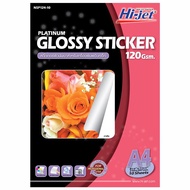 กระดาษสติกเกอร์อิงค์เจ็ท A4 80 HI-JET NSP804-20