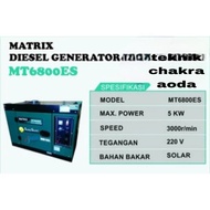 Genset Diesel Silent 5000 watt / Generator Solar Matrix Super Silent