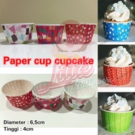 LPD (CONTENTS 100PCS) paper cup cupcake large/tray muffin paper/paper tray cupcake