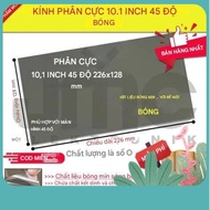 Polaris 10.1 Inch 45 LCD Polarized Film | 226×128 mm | Anti-Glare, Clear Display, Easy to Apply