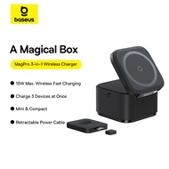 Baseus MagPro 2-in-1 Magnetic Wireless Charger 25W Cosmic Black (Includes: MagPro Magnetic Wireless 