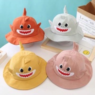 Topi Baby Infant Baby Shark Kartoon Bucket Hat Baby Toy