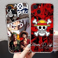 S13 One Piece Luffy TPU Case for iPhone 13 14 15 Pro Max Plus