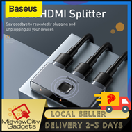 Baseus HDMI Splitter 4K 60Hz Bi-Direction HDMI Switch 1x2/2x1 HDR HDMI Audio Adapter for PS4 TV Box 