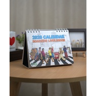 3D Paper Desktop Calendar 2026